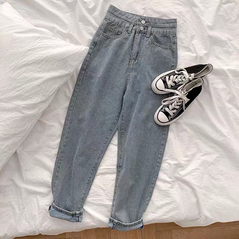 quần jeans hai nút