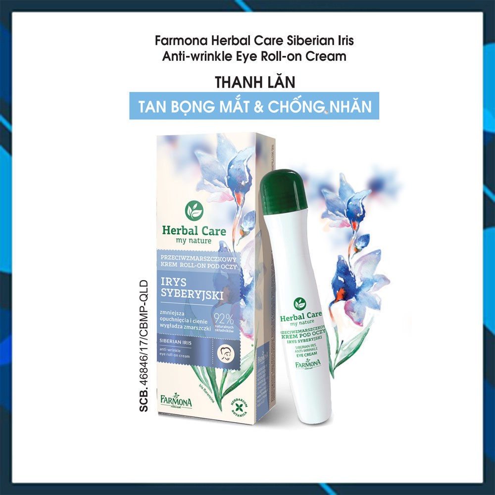 Thanh lăn mắt giảm nhăn mắt tan bọng mắt chống quầng thâm xóa nếp nhăn mắt Anti Wrinkle Eye Cream Roll, FARMONA