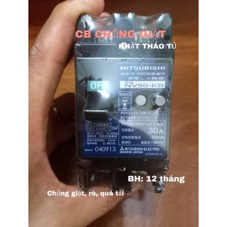 Cb chống giật nhật bản 30a 40a 50a lắp 220v