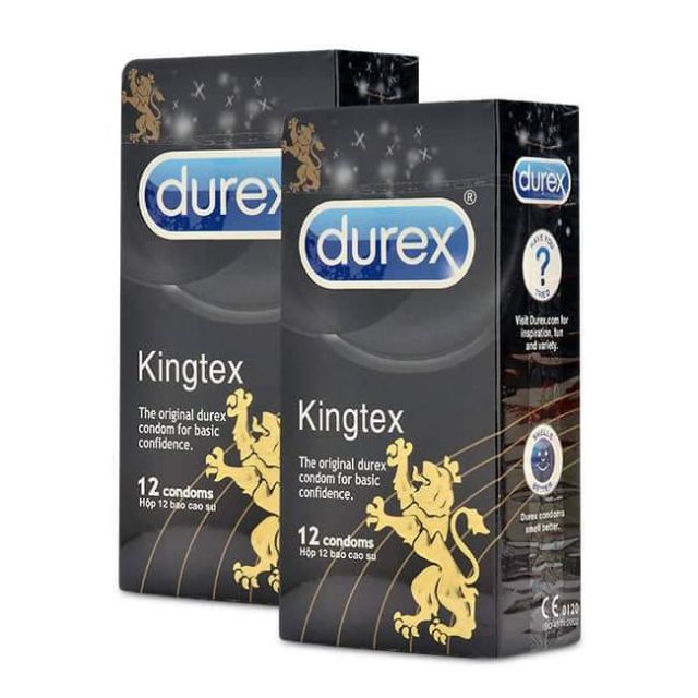 Bao Cao Su Durex Kingtex 12 Bao + Tặng Đèn Soi Lấy Ráy Tai