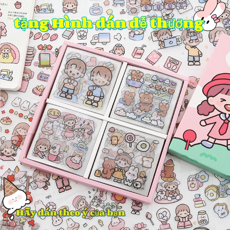 Thùng rác mini để bàn Thùng rác hình gấu cute có nắp dễ thương tặng sticker – Hộp đựng bút đa năng