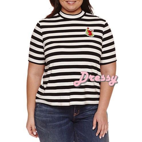 Ashley Nell Tipton cho áo thun cổ ngắn tay Boutique