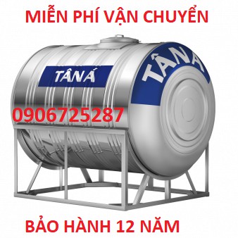 Bồn nước, téc nước nằm inox304 Tân á , bảo hành 12 năm