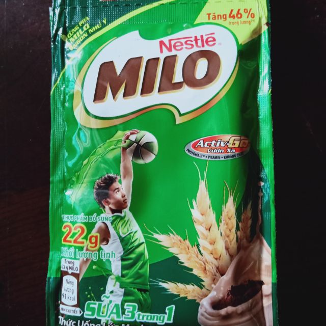 Sữa Milo 3in1 10 gói x22g