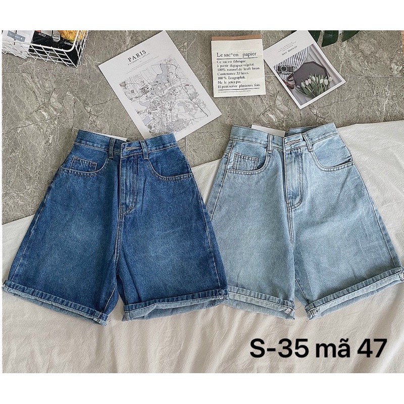 Quần ngố jean nữ trơn size đại kiểu quần lửng lưng cao hàng VNXK Msngo47 bigsize 2KJean | BigBuy360 - bigbuy360.vn