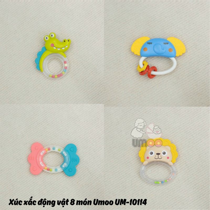 Set xúc xắc động vật 8 món Umoo