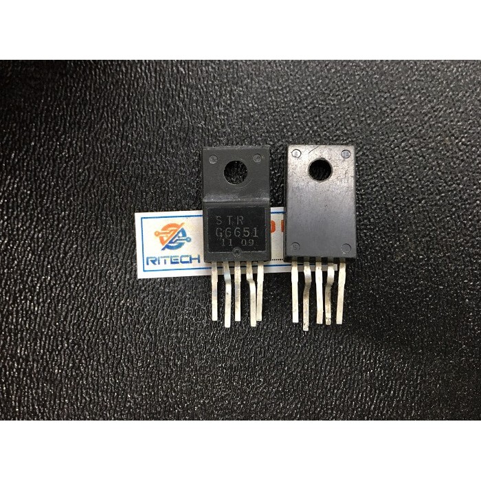 Combo 5 chiếc STRG6651, STR-G6651, TO-220F-5 IC Chips Replacement 650V 66W