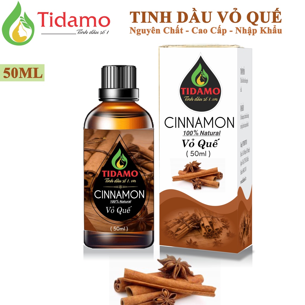 Combo 2 Tinh Dầu Sả Chanh 50ML + Tinh Dầu Oải Hương 50ML Chính Hãng TIDAMO Xông Phòng Giúp Thư Giãn, Nâng Cao Sức Khỏe