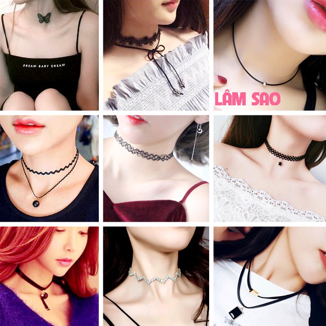 Vòng cổ nữ choker --- ( Nhiều mẫu ) giá rẻ - Lâm sao - shop