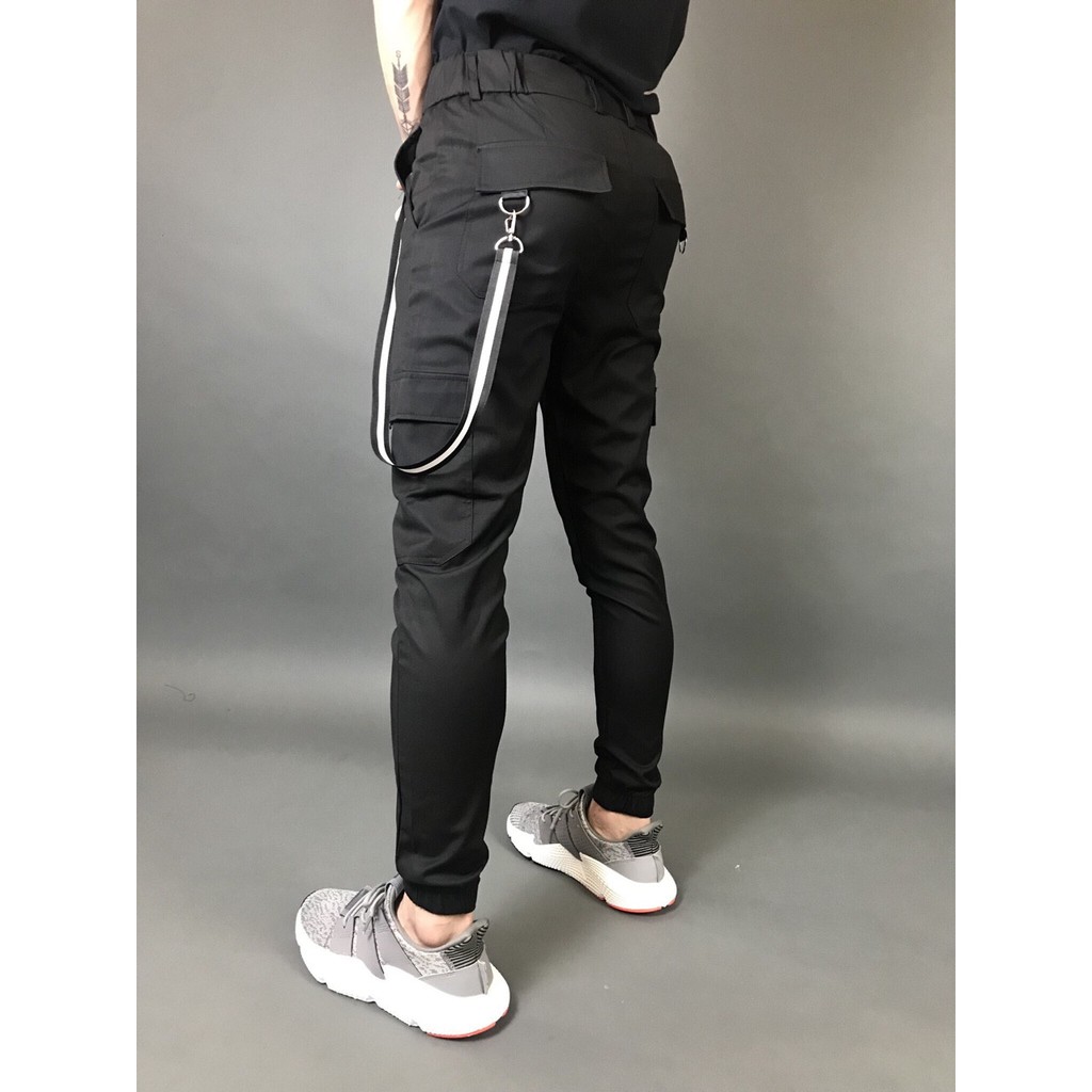 Quần jogger thun phối túi