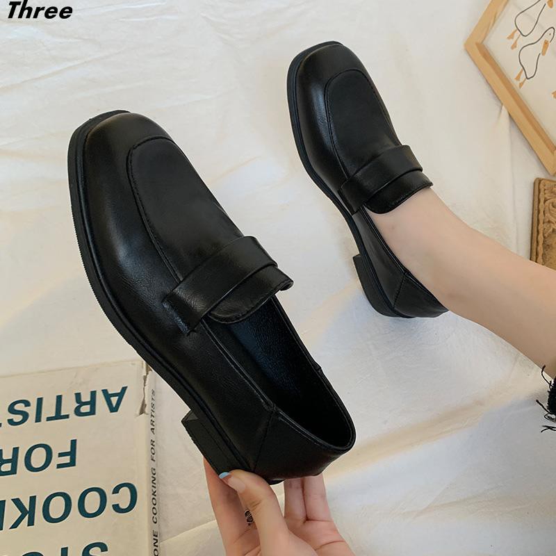 Women's shoes, single shoes, chic small leather shoes, women's footwear, British style, fashion, autumn, Korean version, all-match