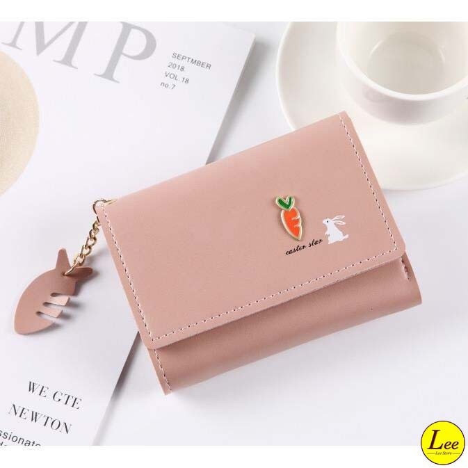 Ví ngắn ví bóp nữ mini nhiều ngắn THỎ CÀ RỐT FOREVER YOUNG