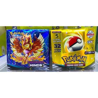 Hộp 32 Gói 160 Thẻ Bài Pokemon 2021 TCG Bóng TTS03