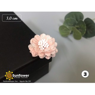Hoa ren cứng có nhụy 3cm