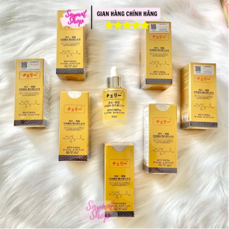 SERUM HOA ANH ĐÀO NHẬT BẢN VÀNG NON 24K TRẺ HOÁ DA 30ml