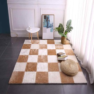 30 Tấm Thảm Xốp Ghép Mặt Nhung Lông Mềm 30*30cm