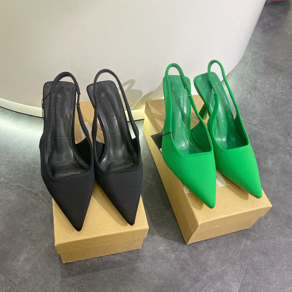 Cao gót zara basic full box
