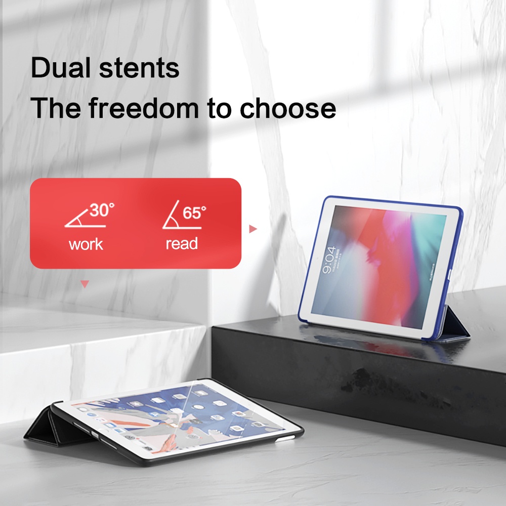 Bao da ip air , air 2 , 9.7pro , gen 5  , gen 6  nắp gập da mịn Tpu cao cấp , bảo vệ ipad của bạn