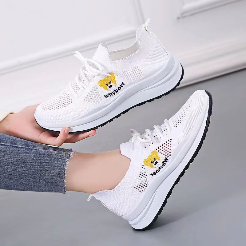 Giày Thể Thao Phối Lưới Thoáng Khí Thời Trang Xuân Hè Cho Nữ TTH225