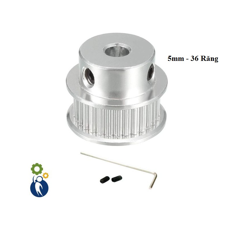 Pulley Trục 5mm - 36 Răng