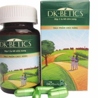 VIÊN TIỂU ĐƯỜNG DK-BETICS - Hỗ trợ ổn định đường huyết , giảm nguy cơ biến chứng tiểu đường - 30 v