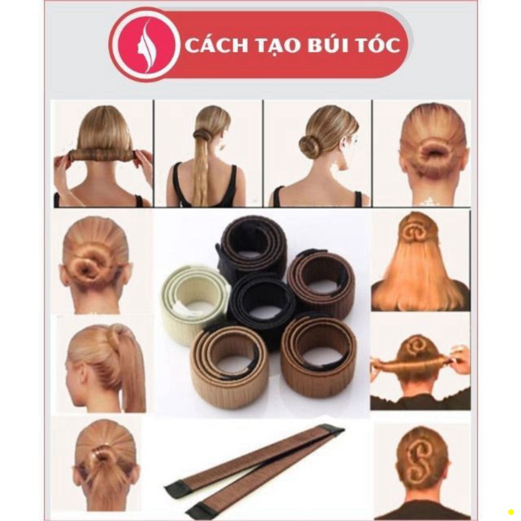 Thanh Búi Tóc Cao Cấp Giúp Tạo 16 Kiểu Búi Tóc [ THANH BÚI TÓC SỐ 8 ]