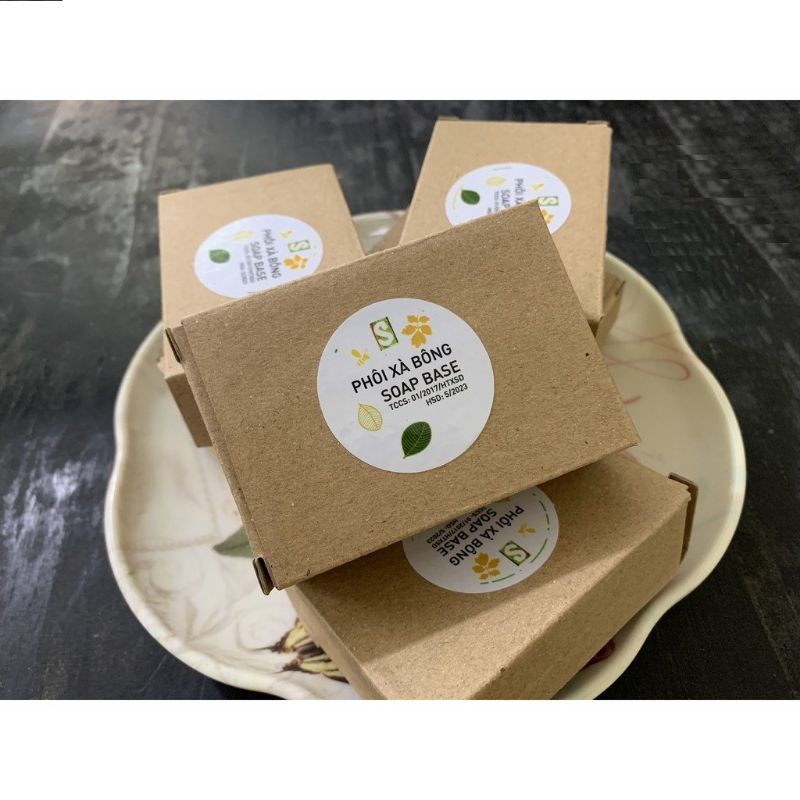 100G Phôi Xà BôngThiên Nhiên Hữu Cơ Sinh Dược Từ Dầu Dừa và Dầu Cọ Đạt Chuẩn USDA