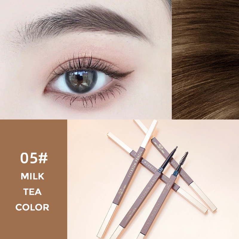 Bút Chì Kẻ Lông Mày Helen Beauty Thiết Kế Hai Đầu Xoay Tiện Dụng Tự Nhiên không thấm nước