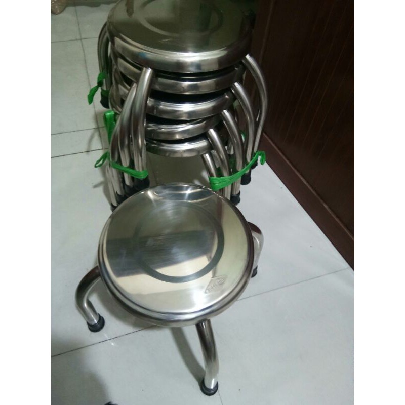 Ghế đẩu Inox