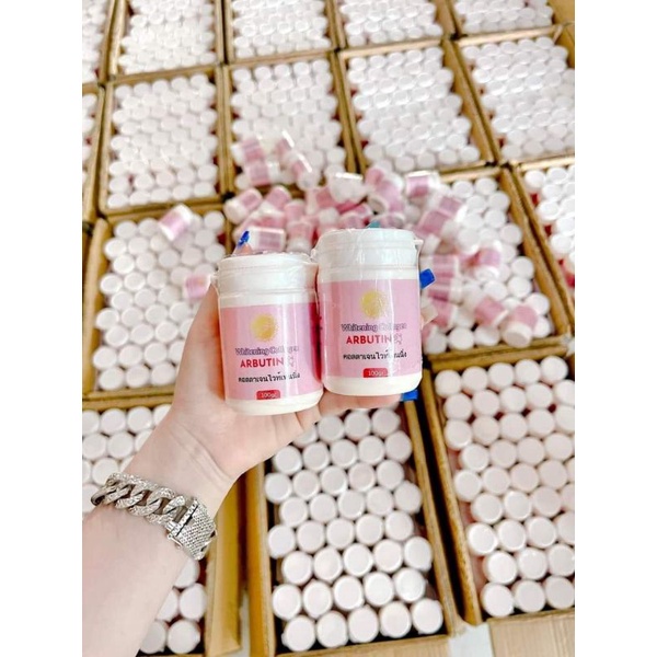 Kem dưỡng trắng da abutine 250g 3c3 thái lan