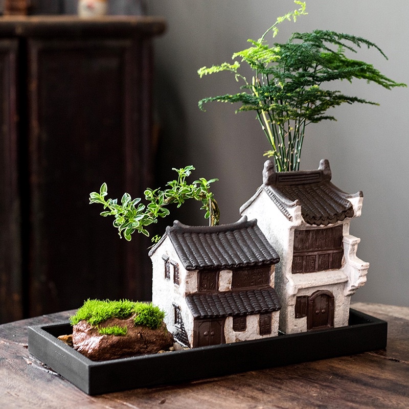 Mô hình nhà cửa không kèm cây cảnh