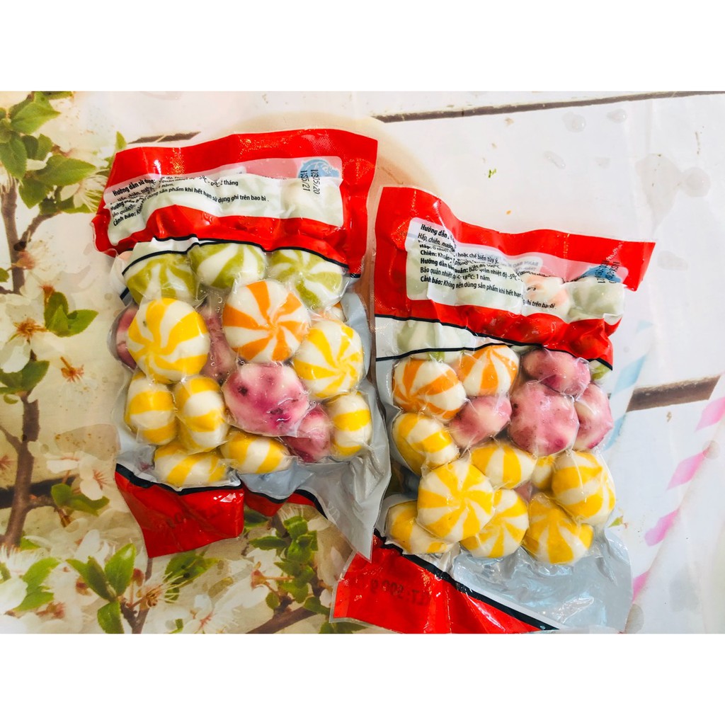 500g viên hải sản nhân trứng cá Mix đủ vị