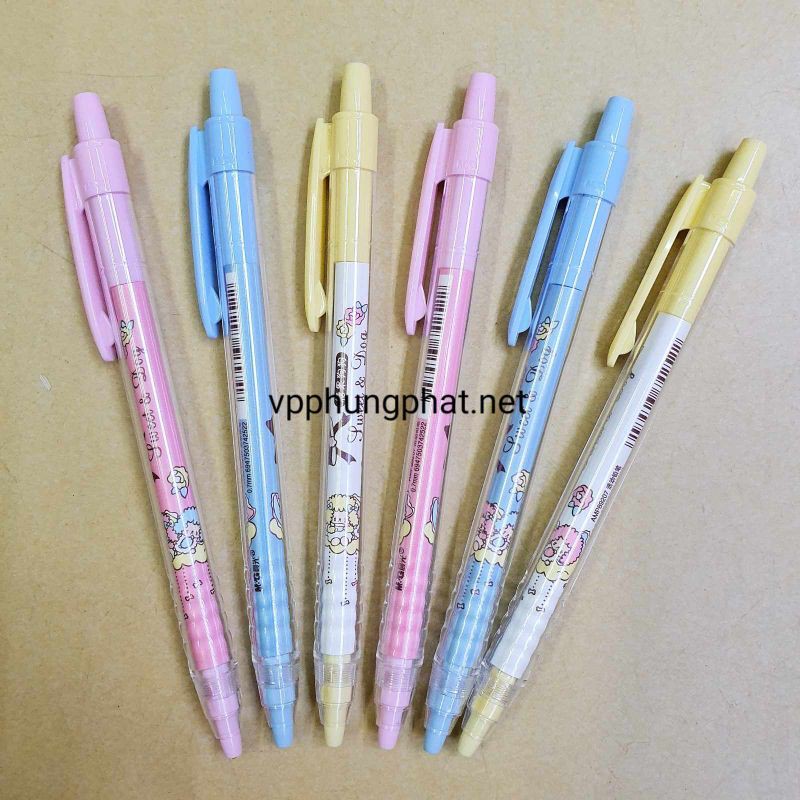 Combo 5 Bút Chì Bấm M&amp;G 0.7 mm 89207 (Hàng Chính Hãng)