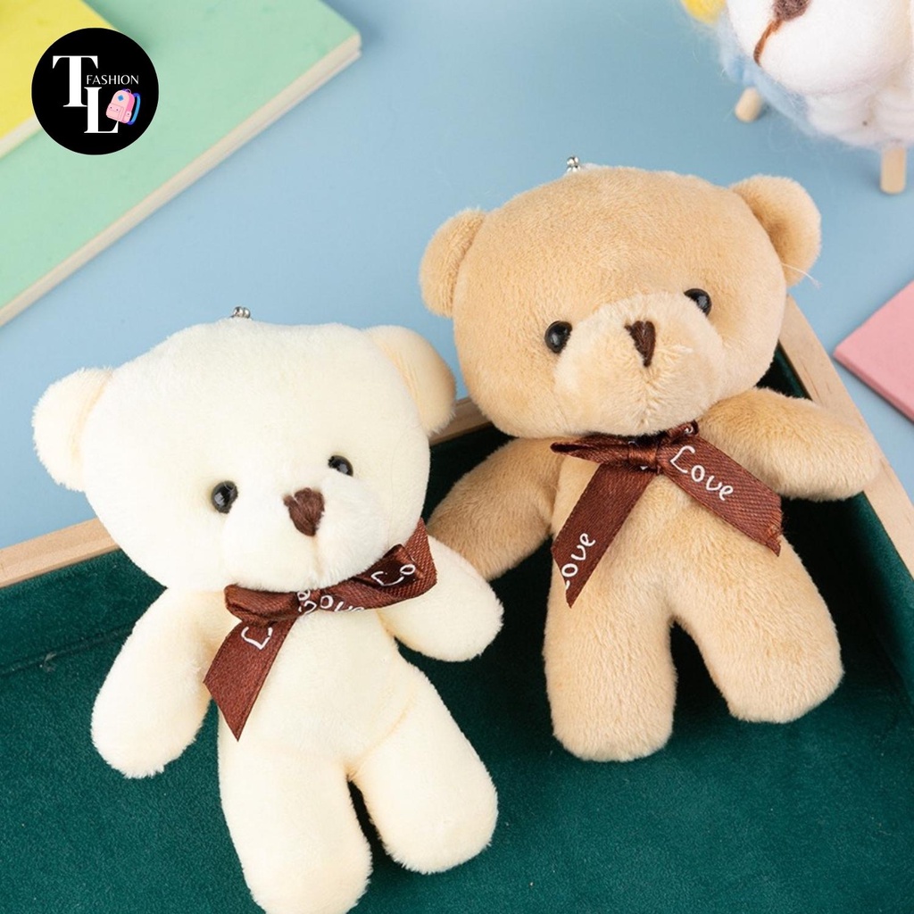 Móc khóa gấu bông treo balo túi xách siêu xinh giá cực rẻ-TL