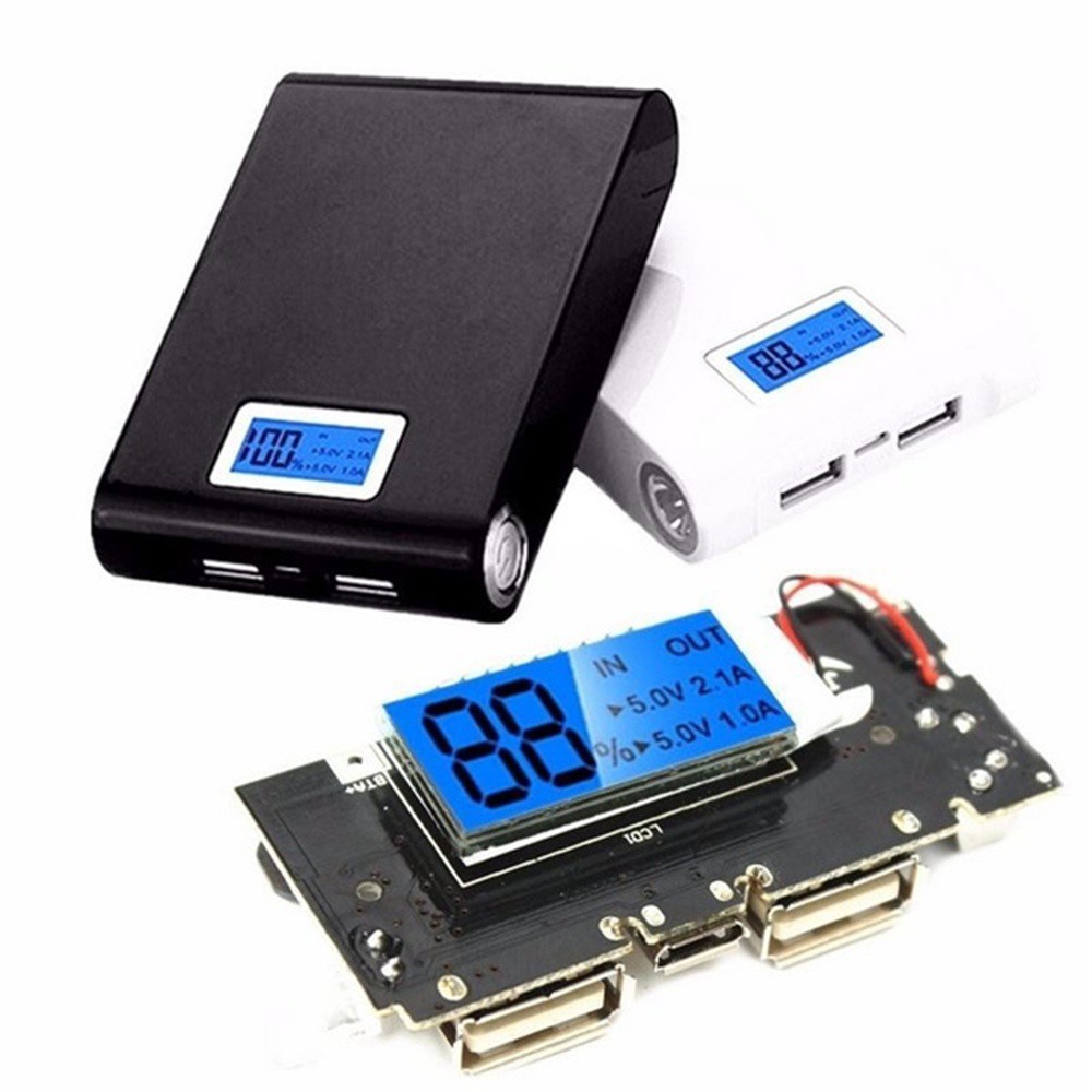 Mô Đun Bo Mạch Chủ Pcba Hai Cổng Usb 18650 5v 1a 2.1a