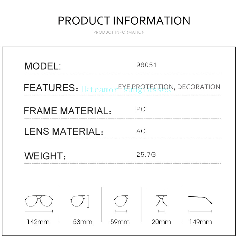 Kính Mát Gọng Tròn Phong Cách Retro Thời Trang