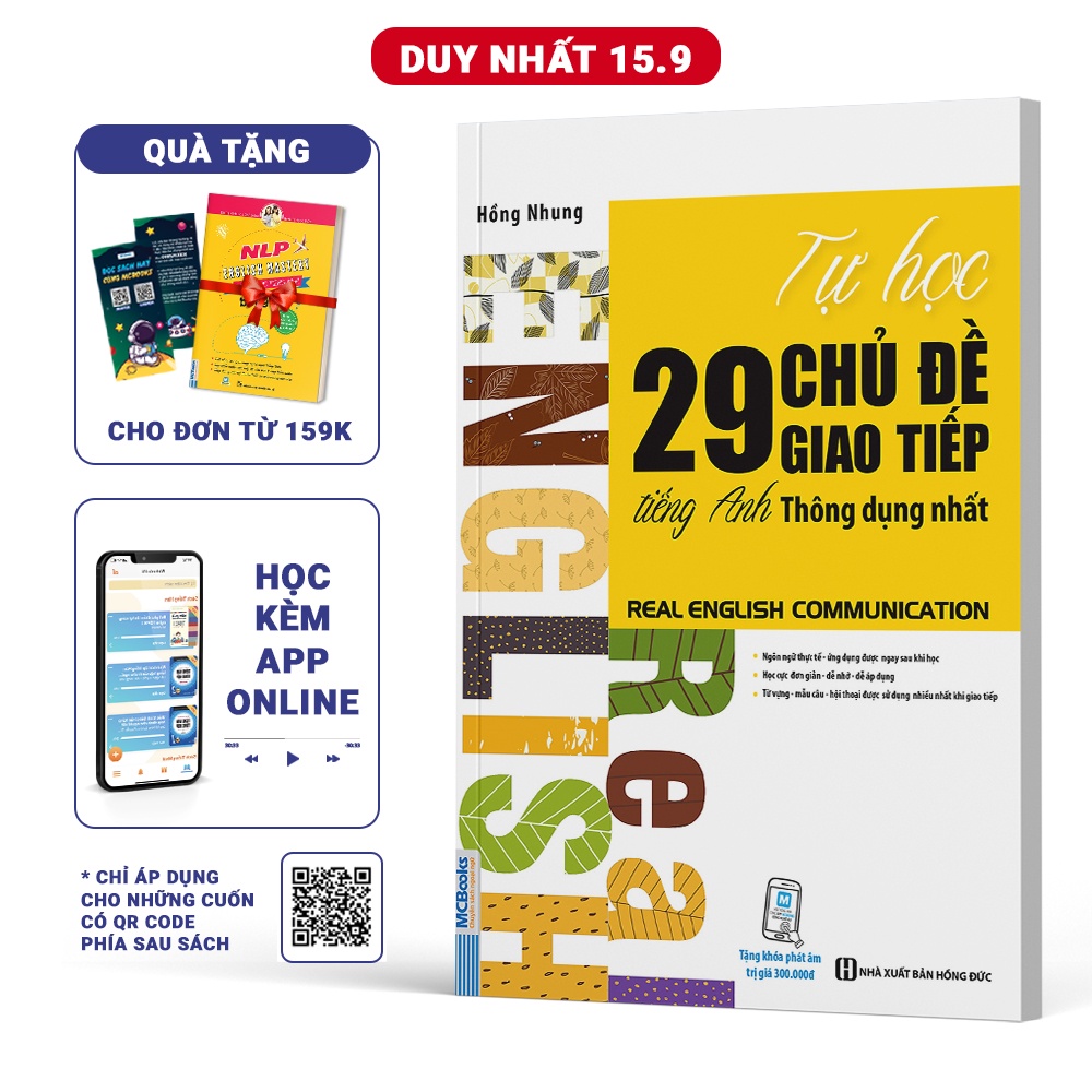 Sách - Tự học 29 chủ đề giao tiếp tiếng Anh thông dụng nhất