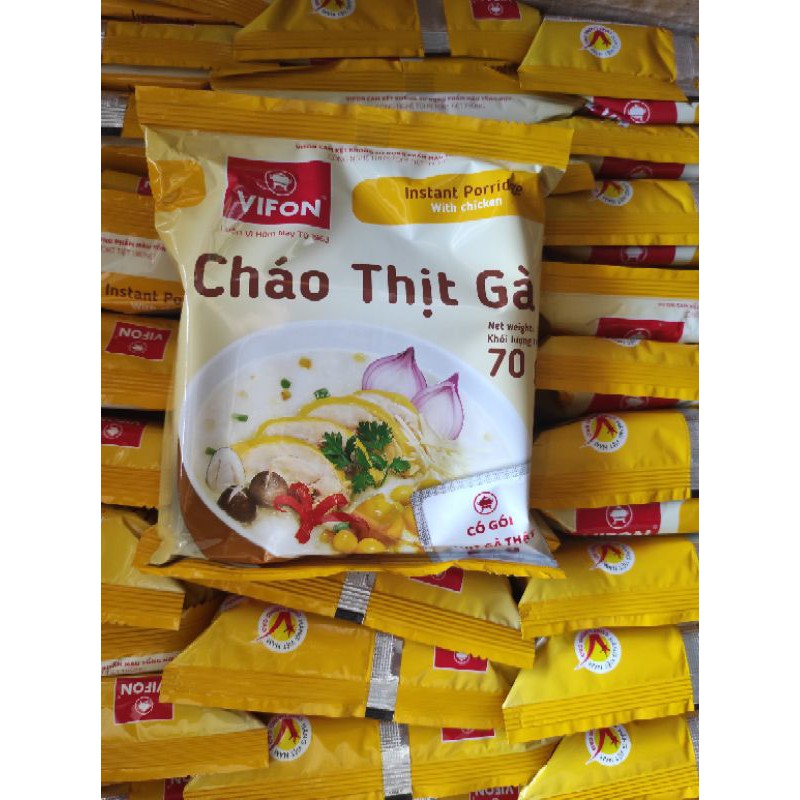 Combo 10 gói cháo thịt gà Vifon 10 gói x 70g