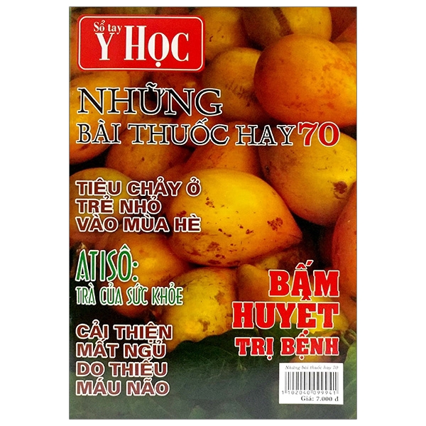 Sách - Sổ Tay Y Học - Những Bài Thuốc Hay 70