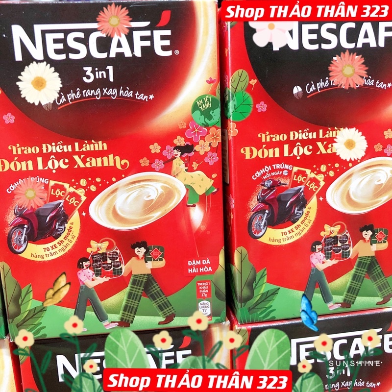 Cà phê NESCAFE 3in1 ĐẬM ĐÀ VỊ CÀ PHÊ (20gói x 17g)