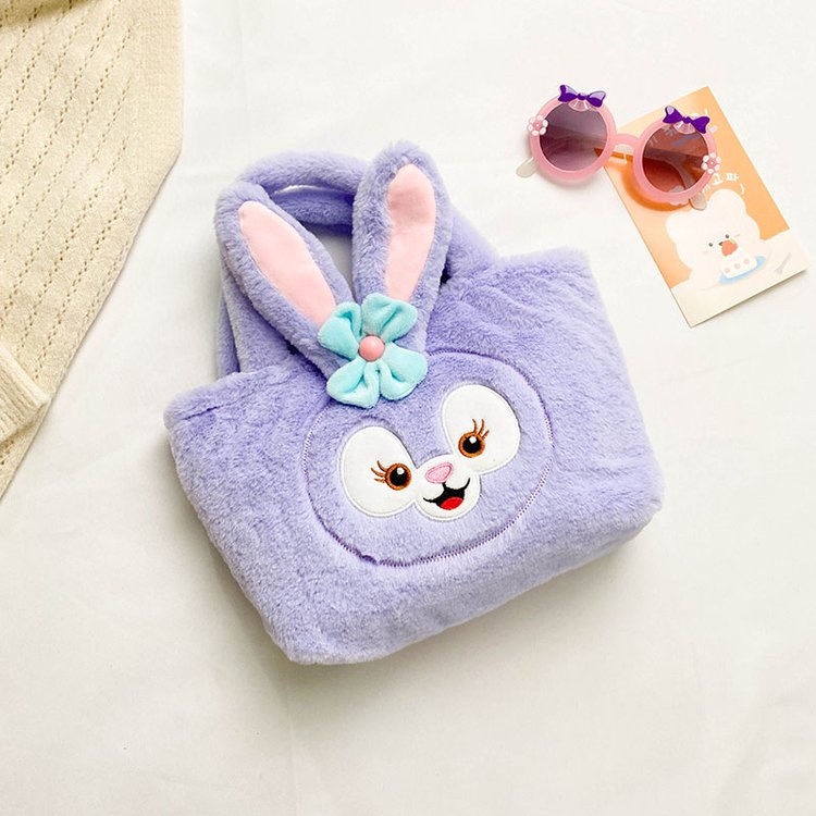 Túi Xách Tote Phủ Bông Họa Tiết Hoạt Hình Phong Cách Nhật Bản Đáng Yêu Dành Cho Bé Gái