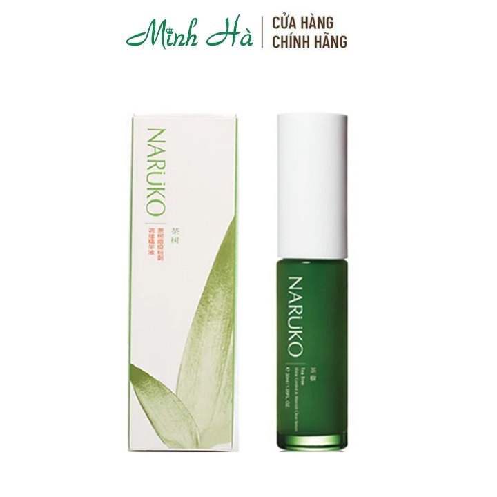 Tinh chất Naruko Tea Tree Shine Control and Blemish Clear Serum 30 ml giúp giảm thâm mụn