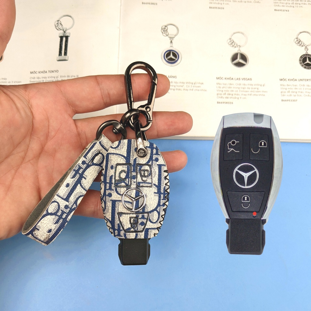 Bao Da Chìa Khóa Mercedes,Bọc Chìa Khóa Mercedes (M1 MÓC D)