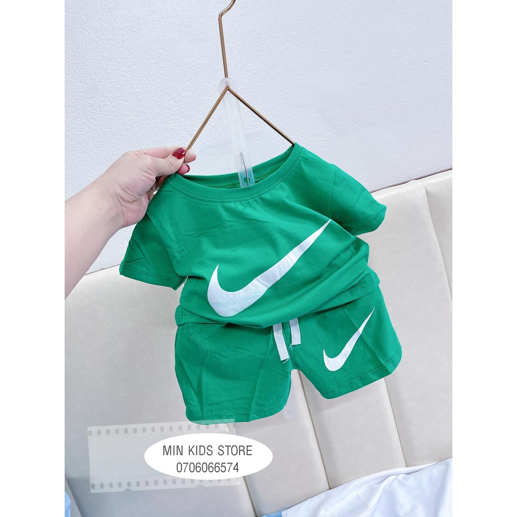 [SALE SALE SALE] Bộ NIKE cotton cộc tay cho bé 💞 Siêu thoáng mát 💞