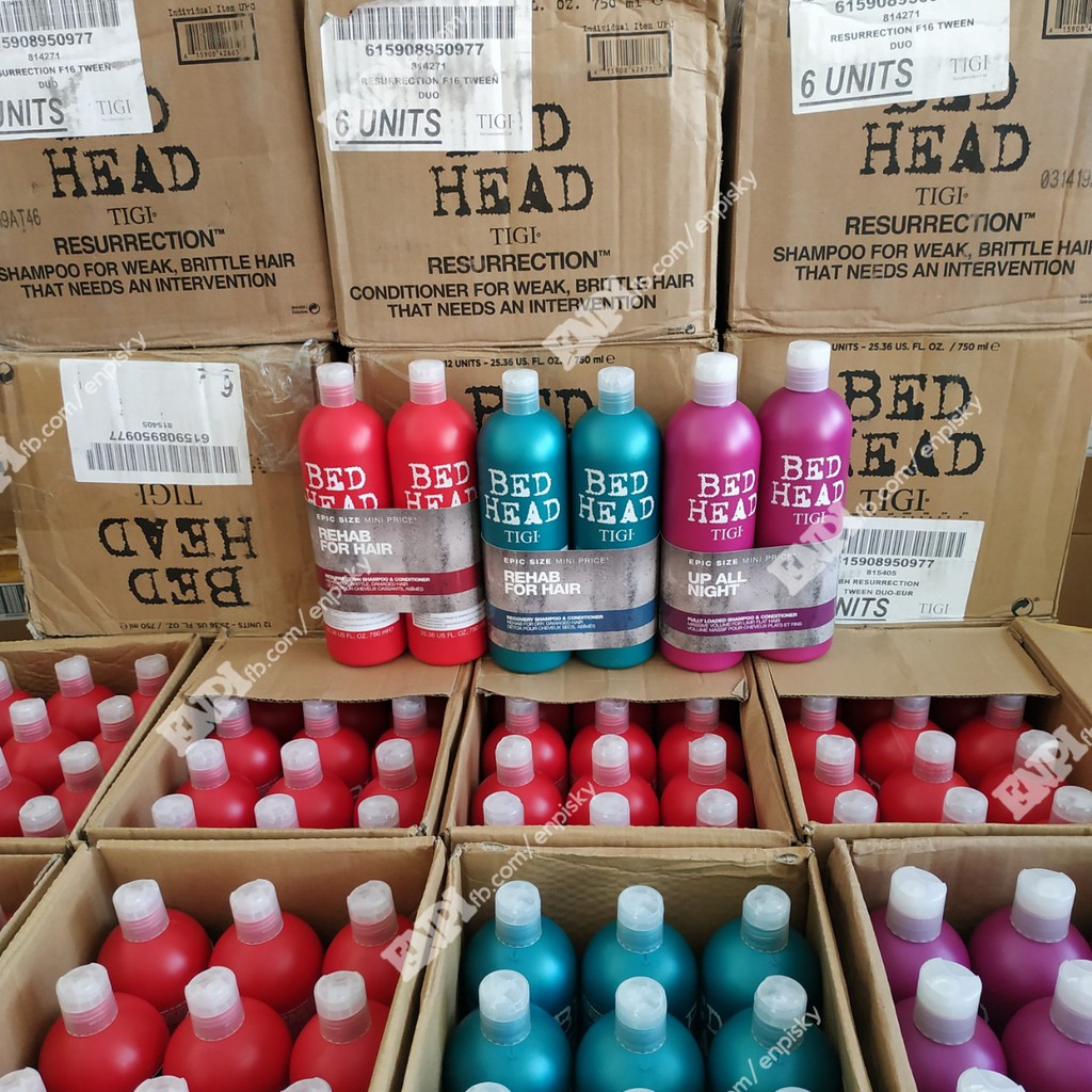 Cặp gội xả Tigi Bed Head # đỏ, tím, xanh dương | BigBuy360 - bigbuy360.vn
