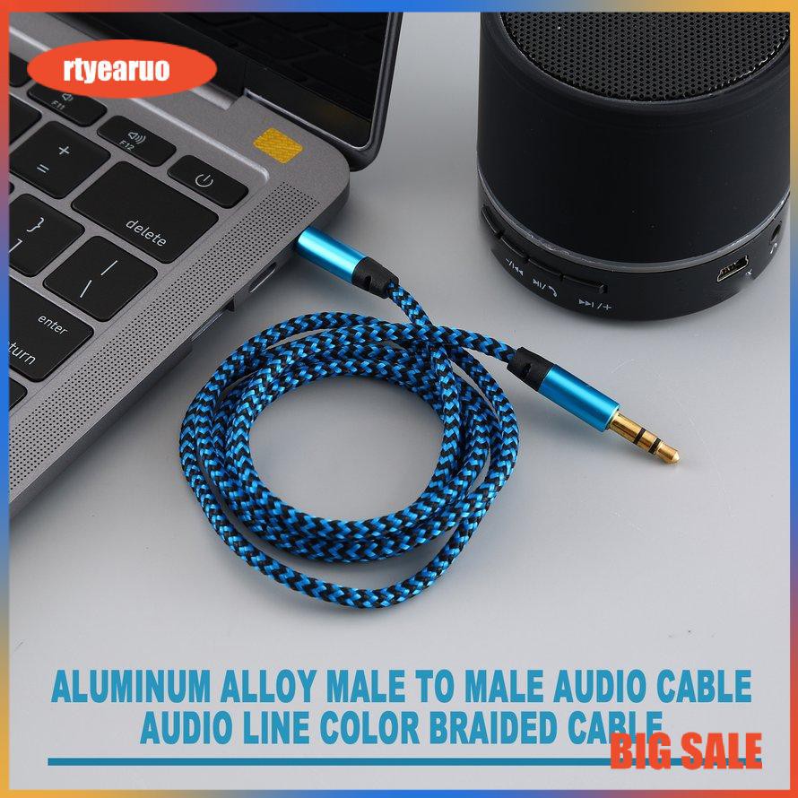 Dây cáp âm thanh bằng hợp kim nhôm với cổng AUX 3.5mm bền bỉ chất lượng cao