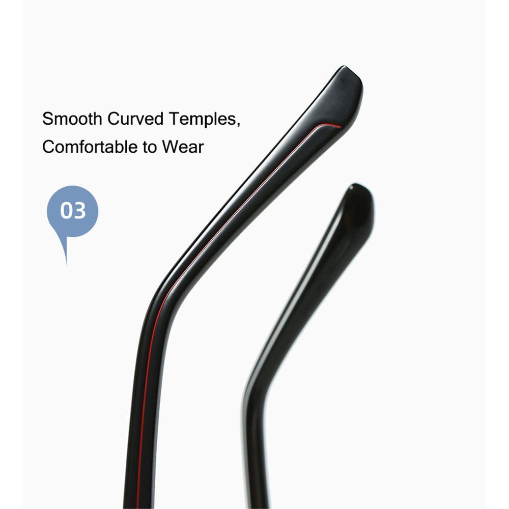 OSIER1 Kính Đọc Sách Chống Ánh Sáng Xanh + 1.0 ~ + 4.0 Bằng Thép Không Gỉ Cho Nam