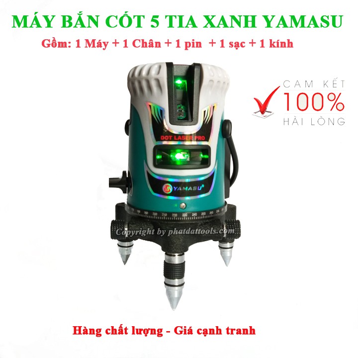 Máy bắn cos,cân mực Laser 5 tia xanh YAMASU pin 4000mAh,xuất xứ Nhật Bản