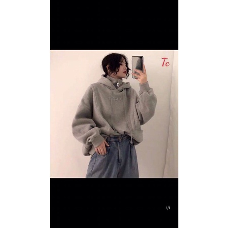 Áo nỉ hoodie cổ khoá kèm ảnh thật | BigBuy360 - bigbuy360.vn