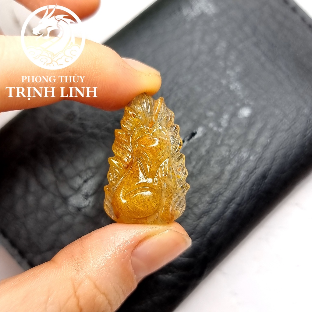 Mặt dây chuyền Hồ ly tiên chúa tóc vàng thiết kế lô 01